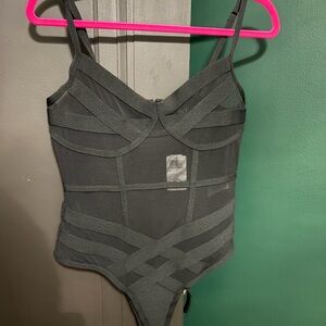 Windsor black Mesh Shapewear Bodysuit